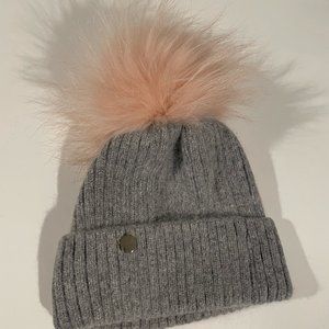 Yves Salomon pom pom beanie